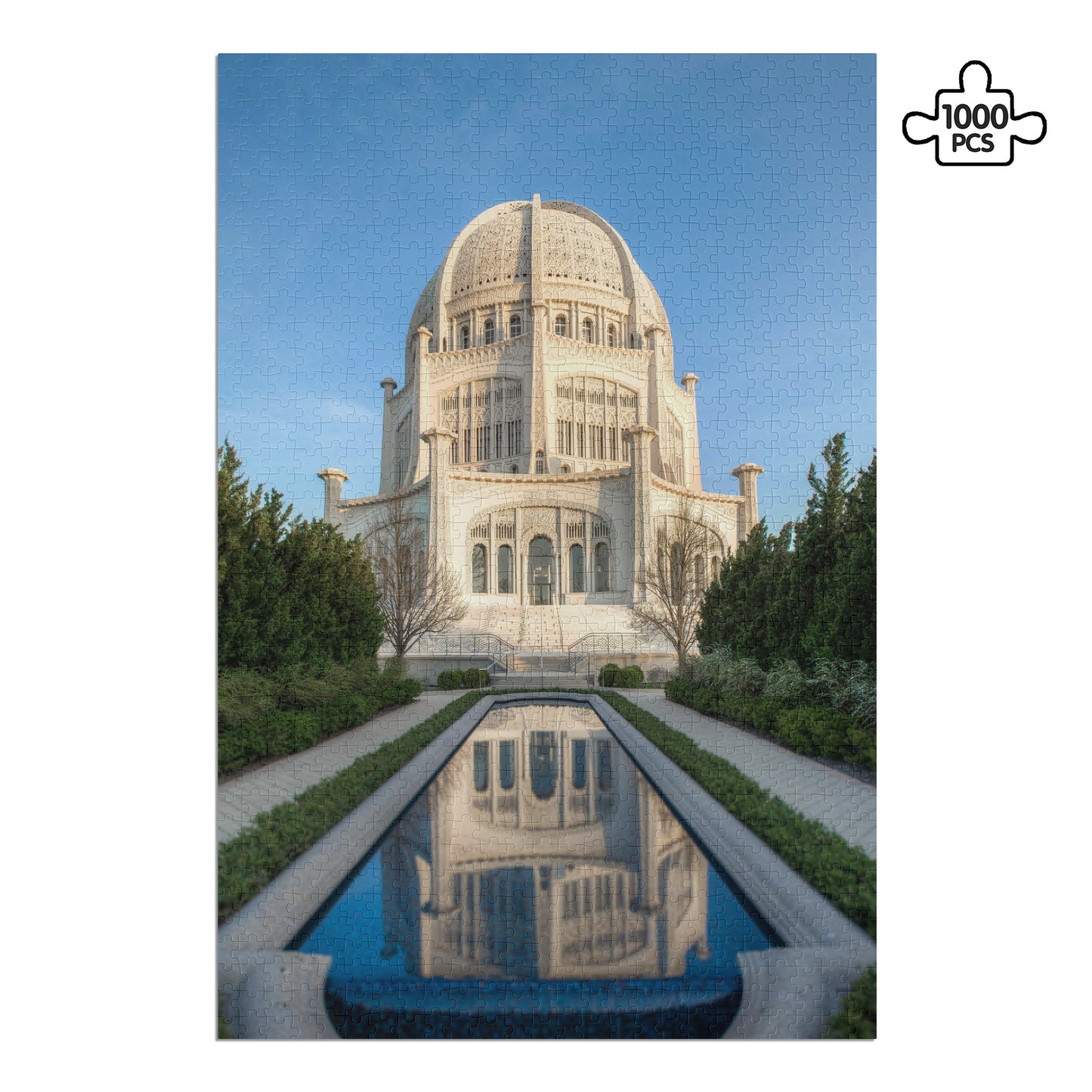 US Baha'i Temple Jigsaw Puzzle (1000-Piece)